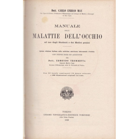 Manuale delle malattie dell'occhio