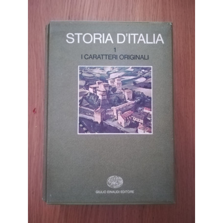 STORIA D'ITALIA VOL. 1 I CARATTERI ORIGINALI