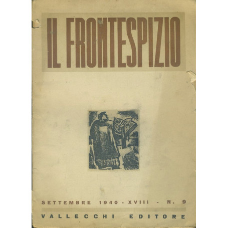 Il frontespizio. Settembre 1940. XVIII. N. 9