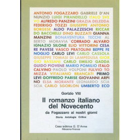 Il romanzo italiano del novecento da Fogazzaro ai nostri giorni