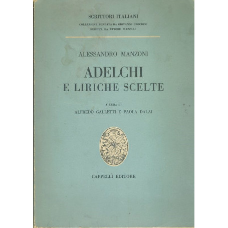 Adelchi e liriche scelte