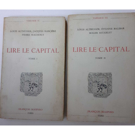 Lire le capital  tome I