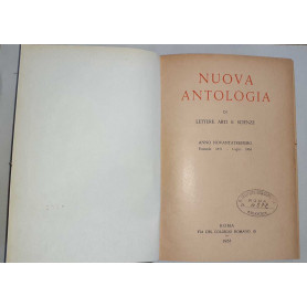 Nuova antologia di lettere