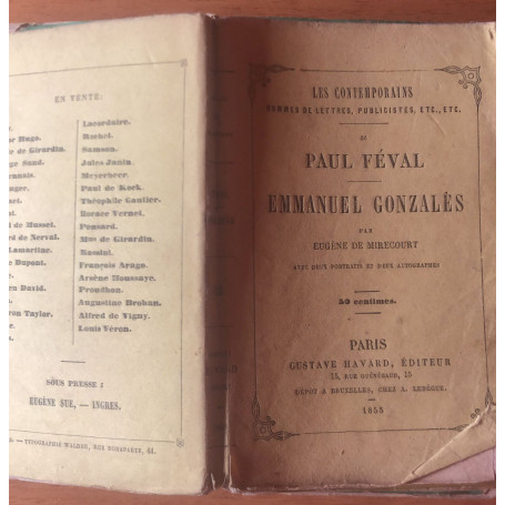 Paul Feval  Emmanuel Gonzales
