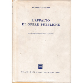 L' appalto di opere pubbliche