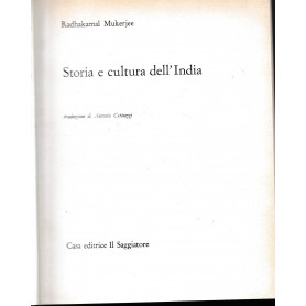 Storia e cultura dell'India