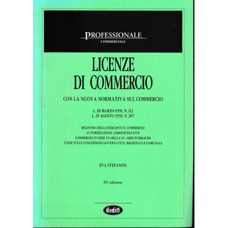 Licenze di commercio con la nuova normativa sul commercio