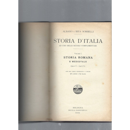 Storia d'Italia vol.I