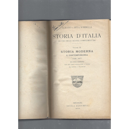 Storia d'Italia vol. III