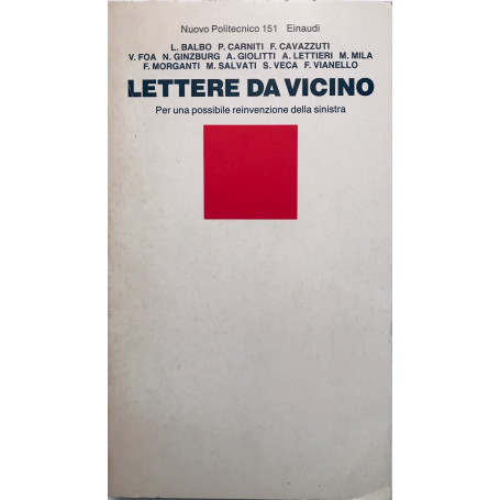 Lettere da vicino. Per una possibile reinvenzione della sinistra