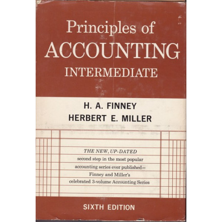 Principles of Accounting Intermediate