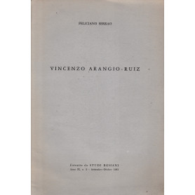 Vincenzo Arangio-Ruiz. Estratto da "Studi Romani"