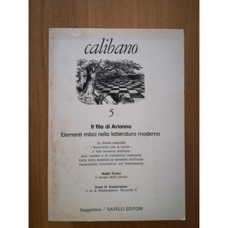 Calibano 5 Il filo di Arianna Elementi mitici nella letteratura moderna