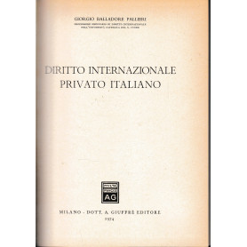 Diritto internazionale privato italiano