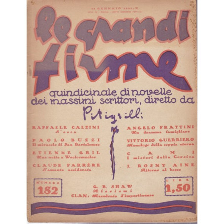 Le Grandi Firme. N. 182. 15 gennaio 1932.