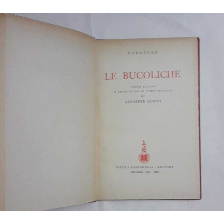 Le bucoliche