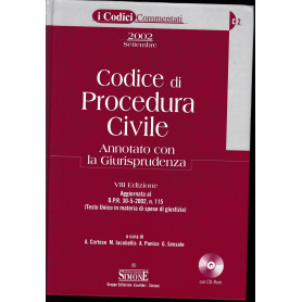 Codice di procedura civile annotato con la giurisprudenza. Con CD-Rom.