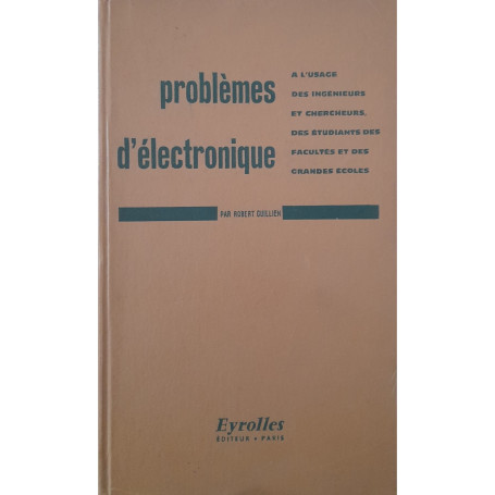 Problèmes d'électronique