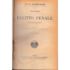 Trattato di Diritto Penale Italiano