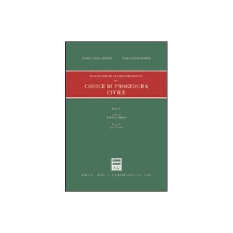 Rassegna di giurisprudenza del Codice di procedura civile.  Artt. 75-111 (Vol. 1/2)