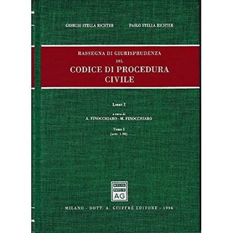 Rassegna di giurisprudenza del Codice di procedura civile. Artt. 1-98 (Vol. 1/1)