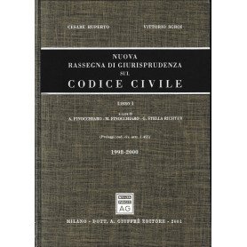 Nuova rassegna di giurisprudenza sul Codice civile. Aggiornamento 1998-2000 (preleggi