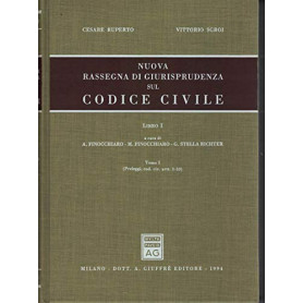 Nuova rassegna di giurisprudenza sul Codice civile. Preleggi