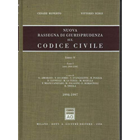 Nuova rassegna di giurisprudenza sul Codice civile. Aggiornamento 1994-1997 (Artt. 2060-2246) (Vol. 5/1)