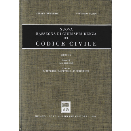 Nuova rassegna di giurisprudenza sul Codice civile. Artt. 1965-2043 (Vol. 4/9)