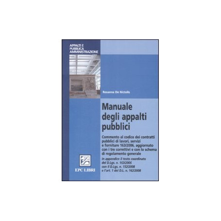 Manuale degli appalti pubblici