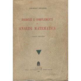 Esercizi e complementi di analisi matematica (parte seconda)Librisaggi