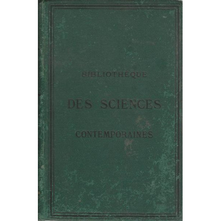 BIBLIOTHEQUES DES SCIENCES CONTEMPORAINES