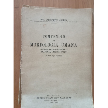 Compendio di morfologia umana