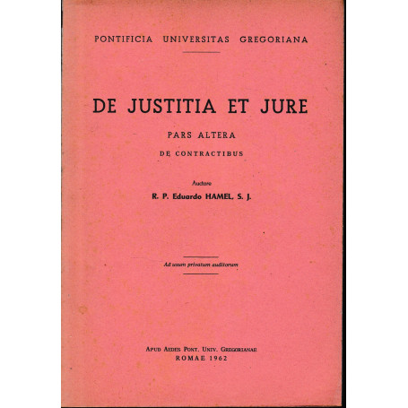De Justitia Et Jure. De Contractibus.
