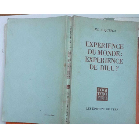 Experience du monde: experience de dieu?