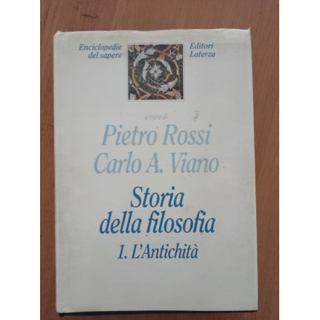 Storia della filosofia. L\'Antichità (Vol. 1)