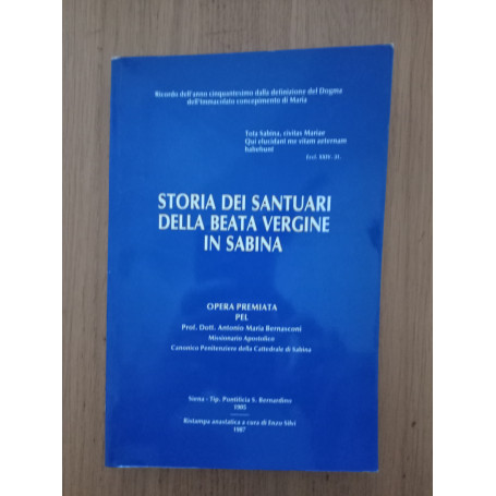 Storia dei santuari della Beata Vergine in Sabina