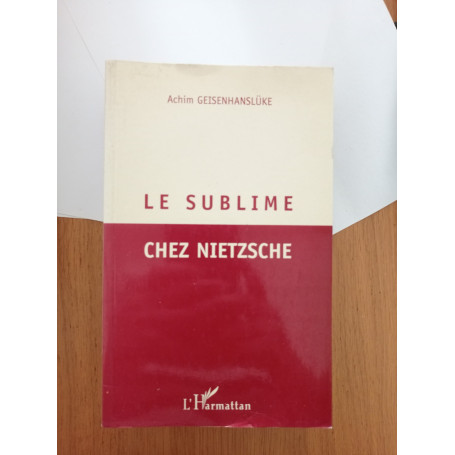 Le sublime chez Nietzsche