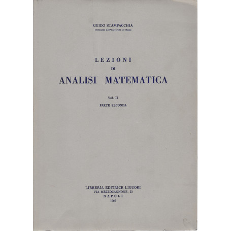 Lezioni di matematica. Vol. II parte seconda