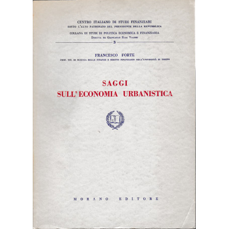 Saggi sull'economia urbanistica