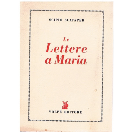 Le lettere a Maria