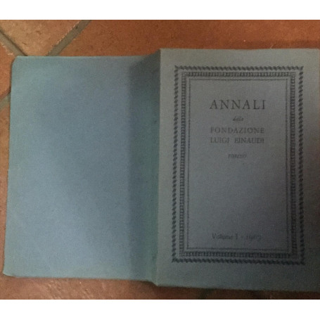 Annali volume I 1967