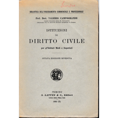 Istituzioni del diritto civile