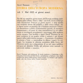 Storia dell'Europa moderna 3° vol. Dal 1923 ai giorni nostri