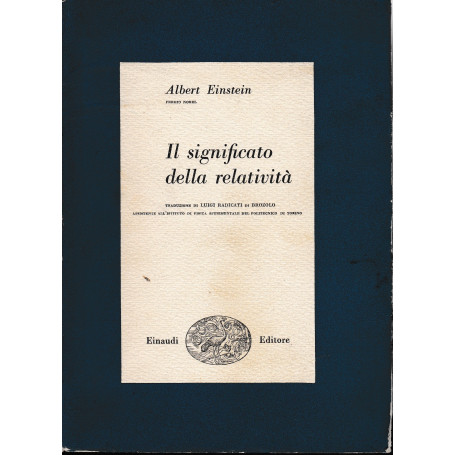 Il significato della relatività