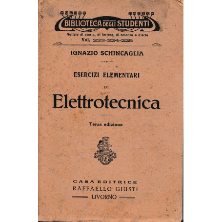 Esercizi elementari di elettrotecnica