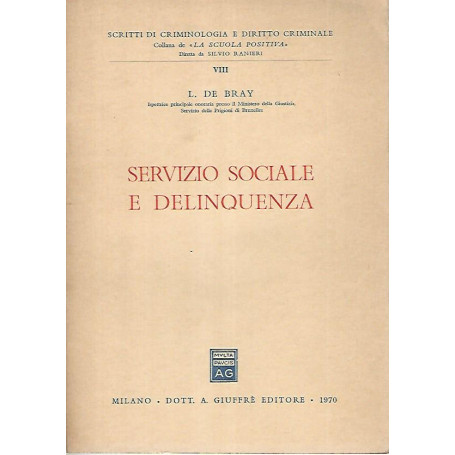Servizio sociale e delinquenza