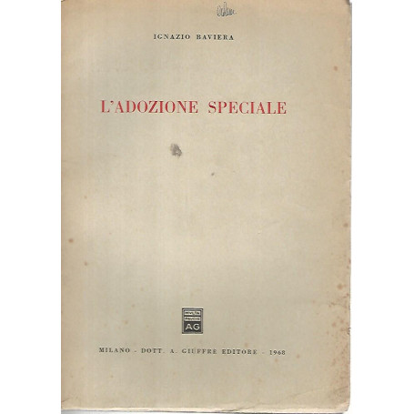 L'adozione speciale