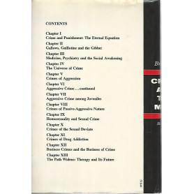 Crime and the mind. A psychiatric analysis of crime and punishmentLibrisaggi