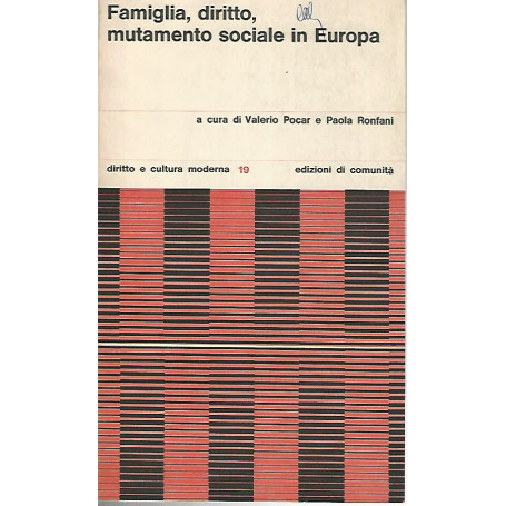 Famiglia  diritto mutamento sociale in Europa